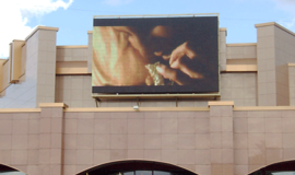 Светодиодный экран, город Истра, 2008 год